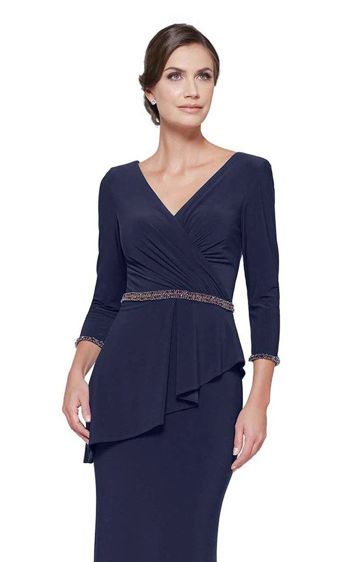 Rina Di Montella Formal Long Sleeve Dress