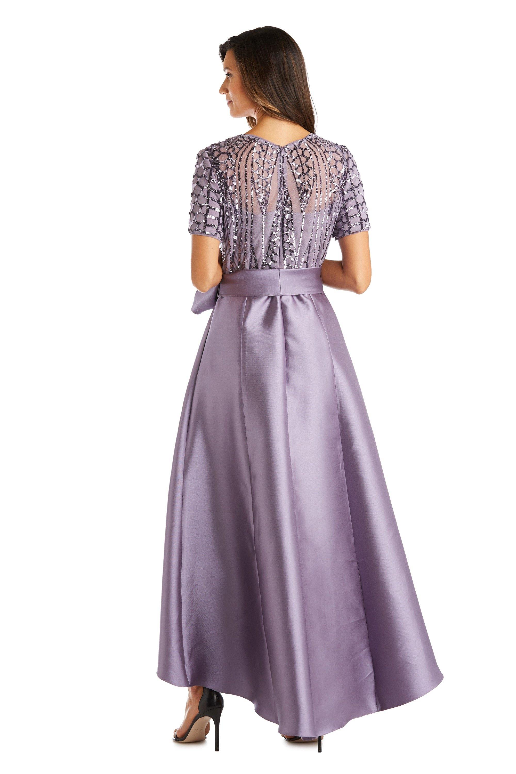 R&M Richards 3532 High Low Cocktail Skirt Top Dress