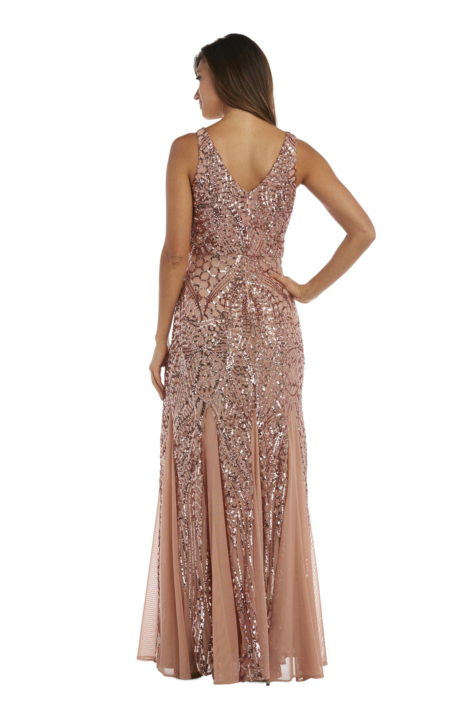 Nightway Long Formal Sequins Dress 21685