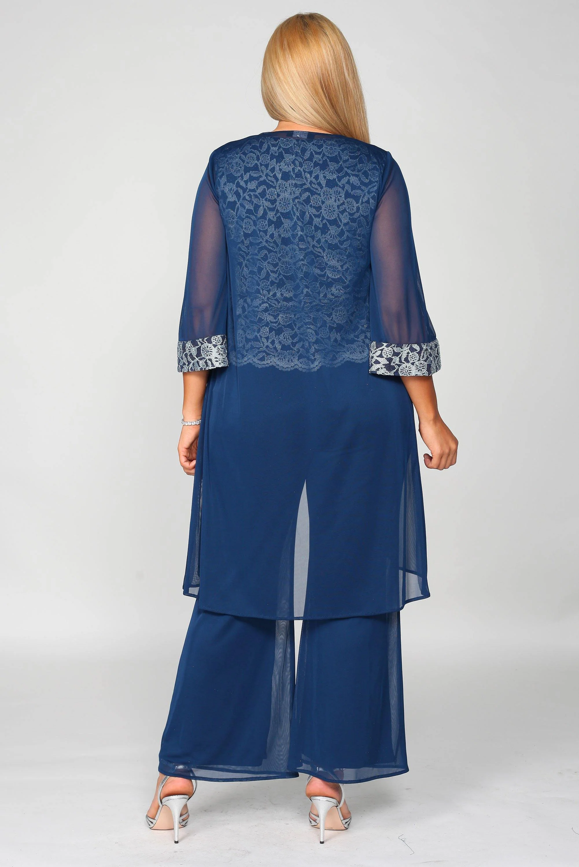R&M Richards 7266W Mother Of The Bride Pantsuit