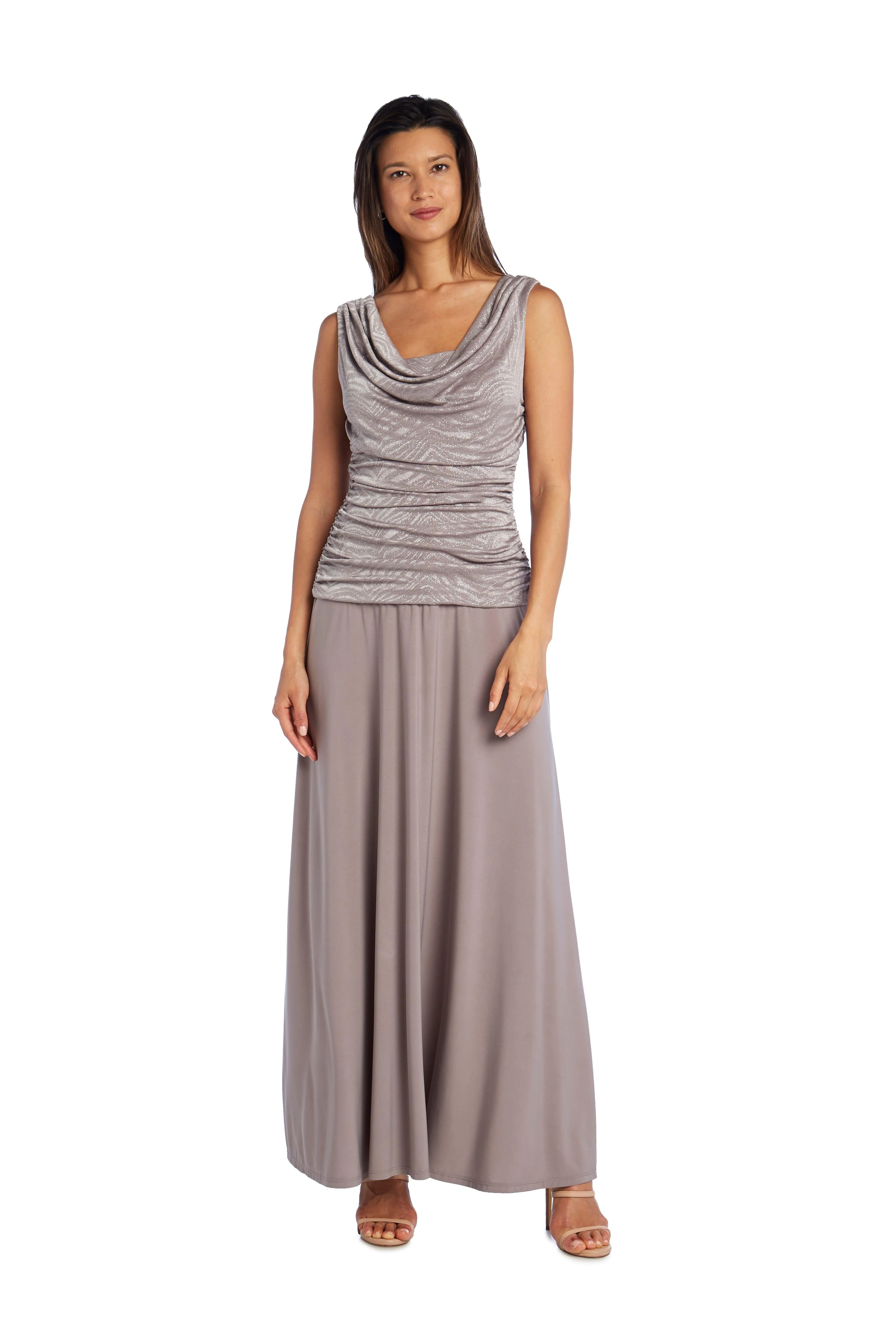 R&M Richards 3629P Long Formal Petite Maxi Dress
