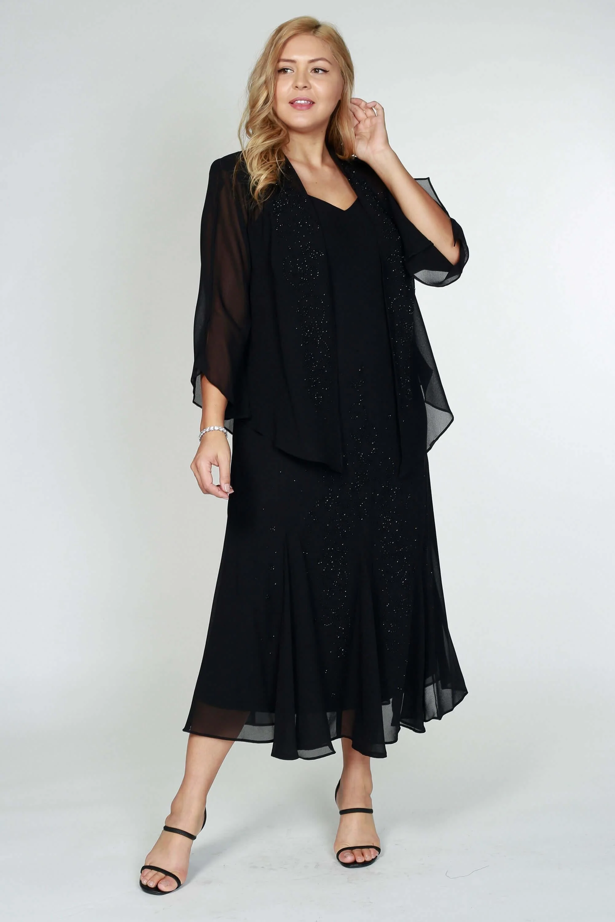 R&M Richards 058260 Long Formal Jacket Dress Clearance