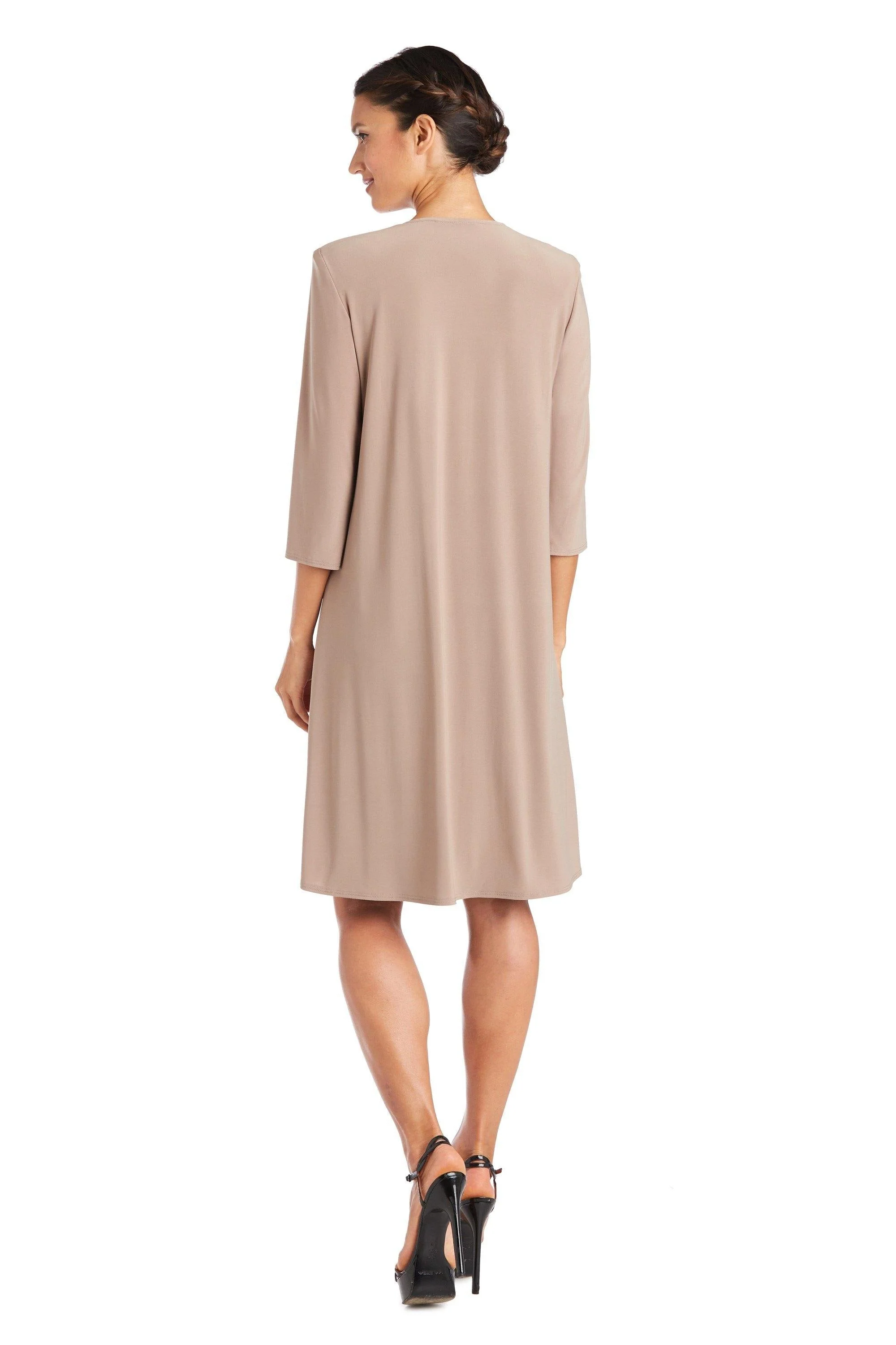 R&M Richards 7037 Two Piece Print Jacket Dress