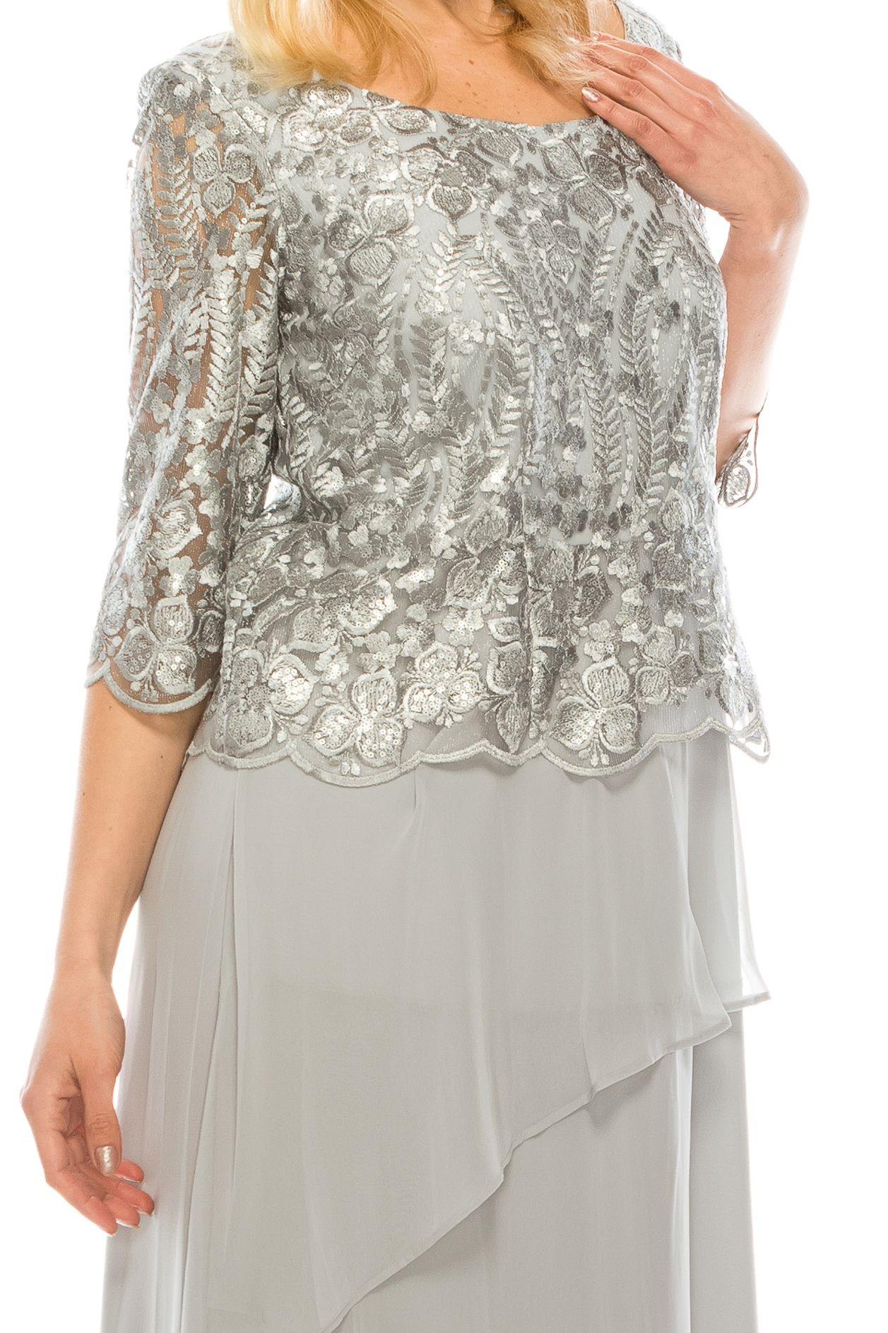 Le Bos Mother of the Bride Long Chiffon Dress 26963