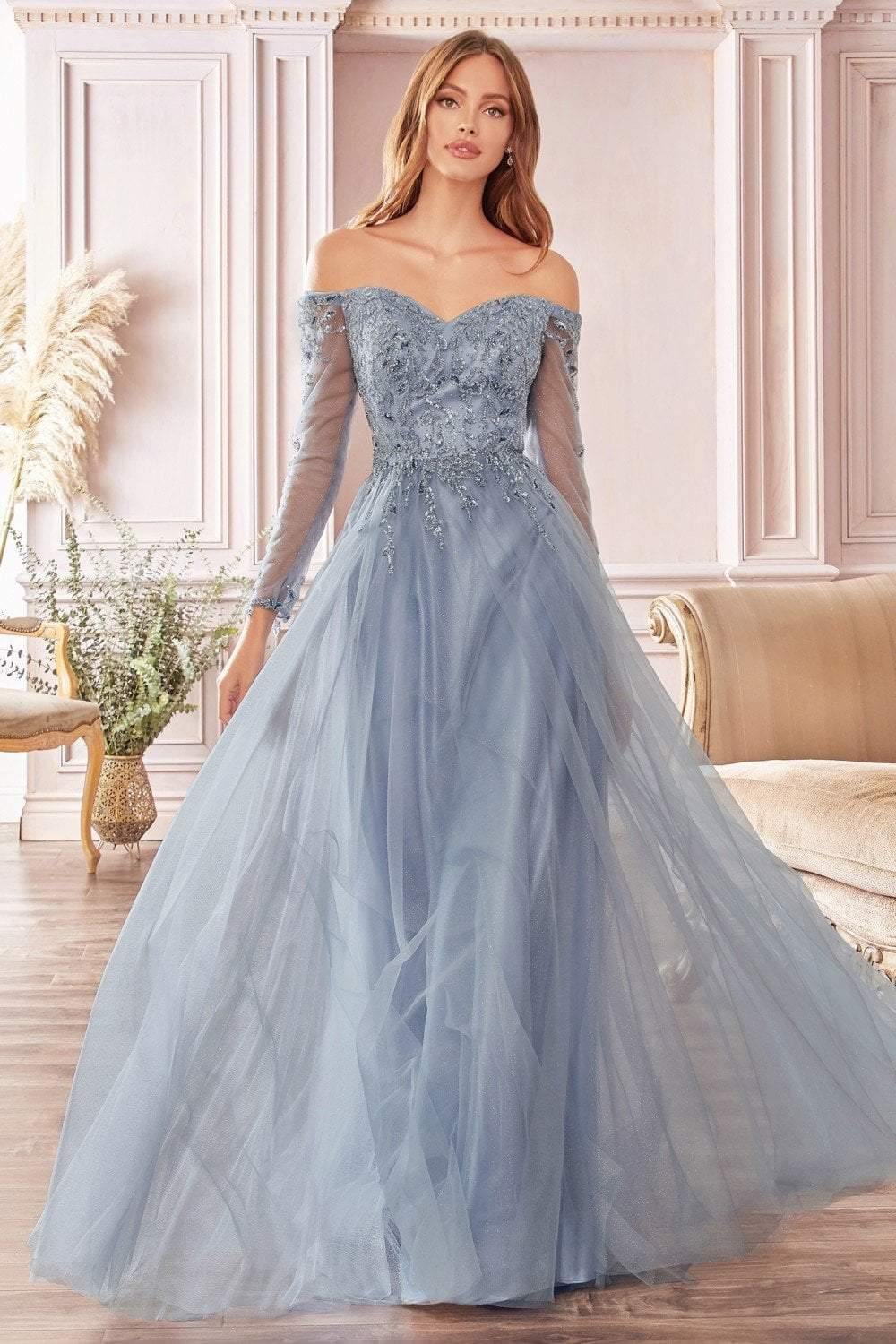 Cinderella Divine CD0172 Off Shoulder Formal Dress