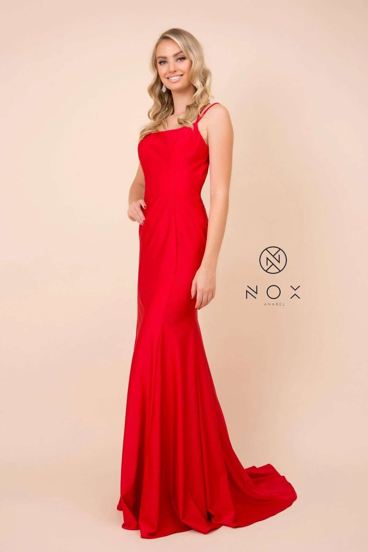 Long  Formal Prom Fitted Evening Dress