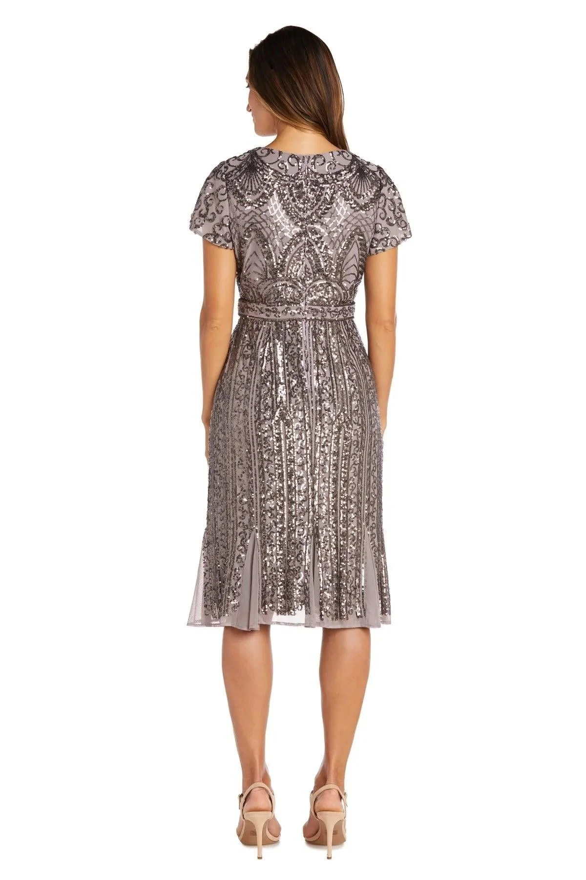 R&M Richards 7342 Short Mother Of The Bride Dress