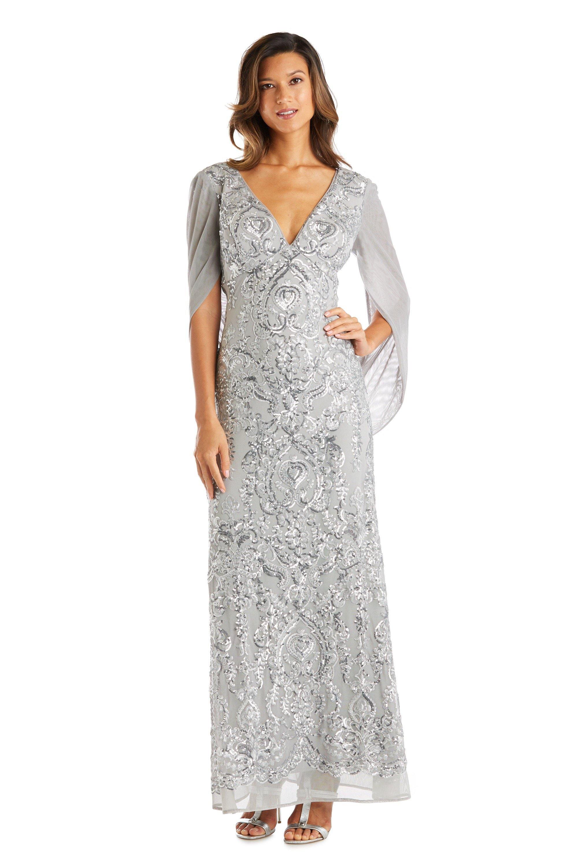 R&M Richards 5909 Long Mother Of The Bride Dress