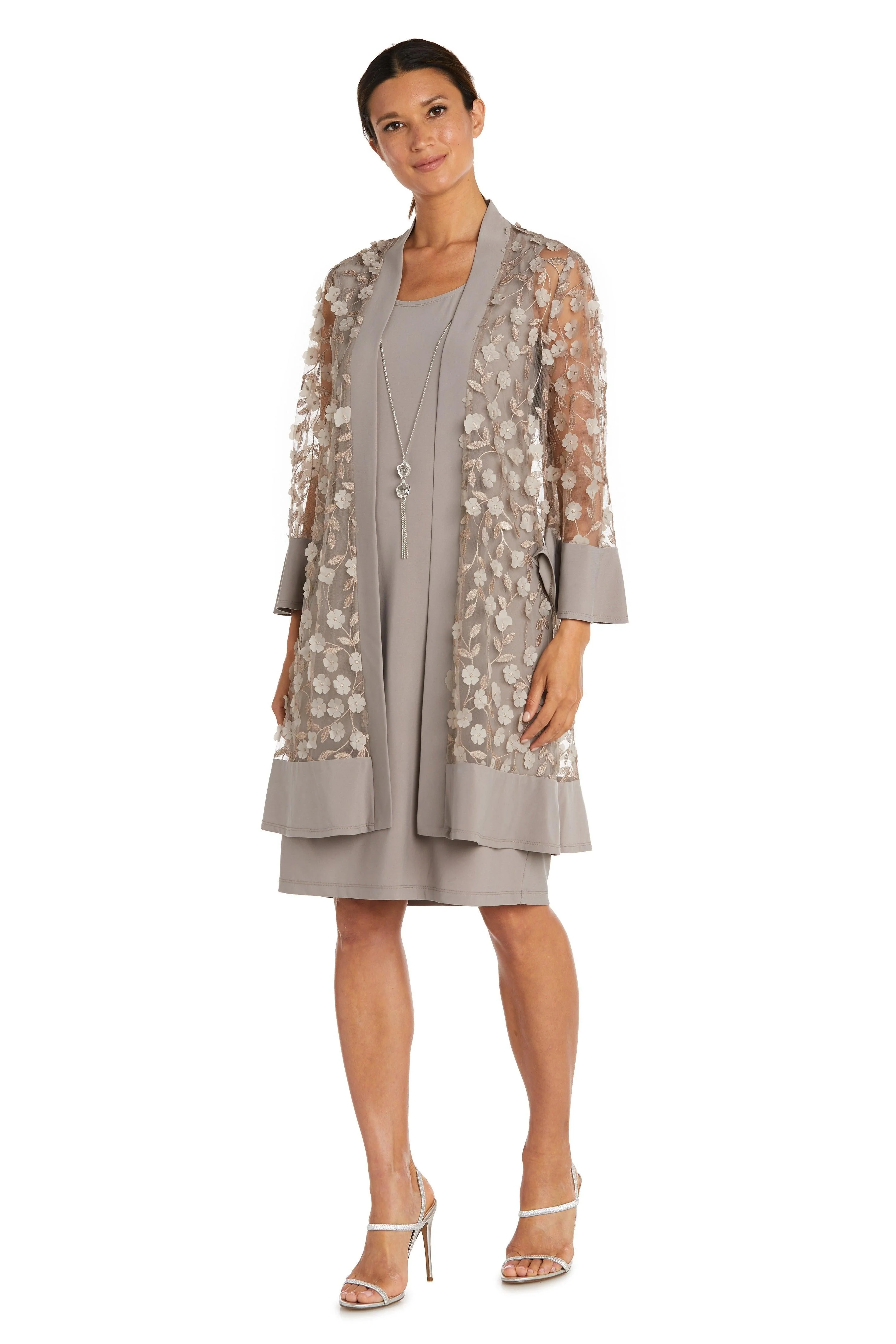 R&M Richards 2643P Short Petite Jacket Dress