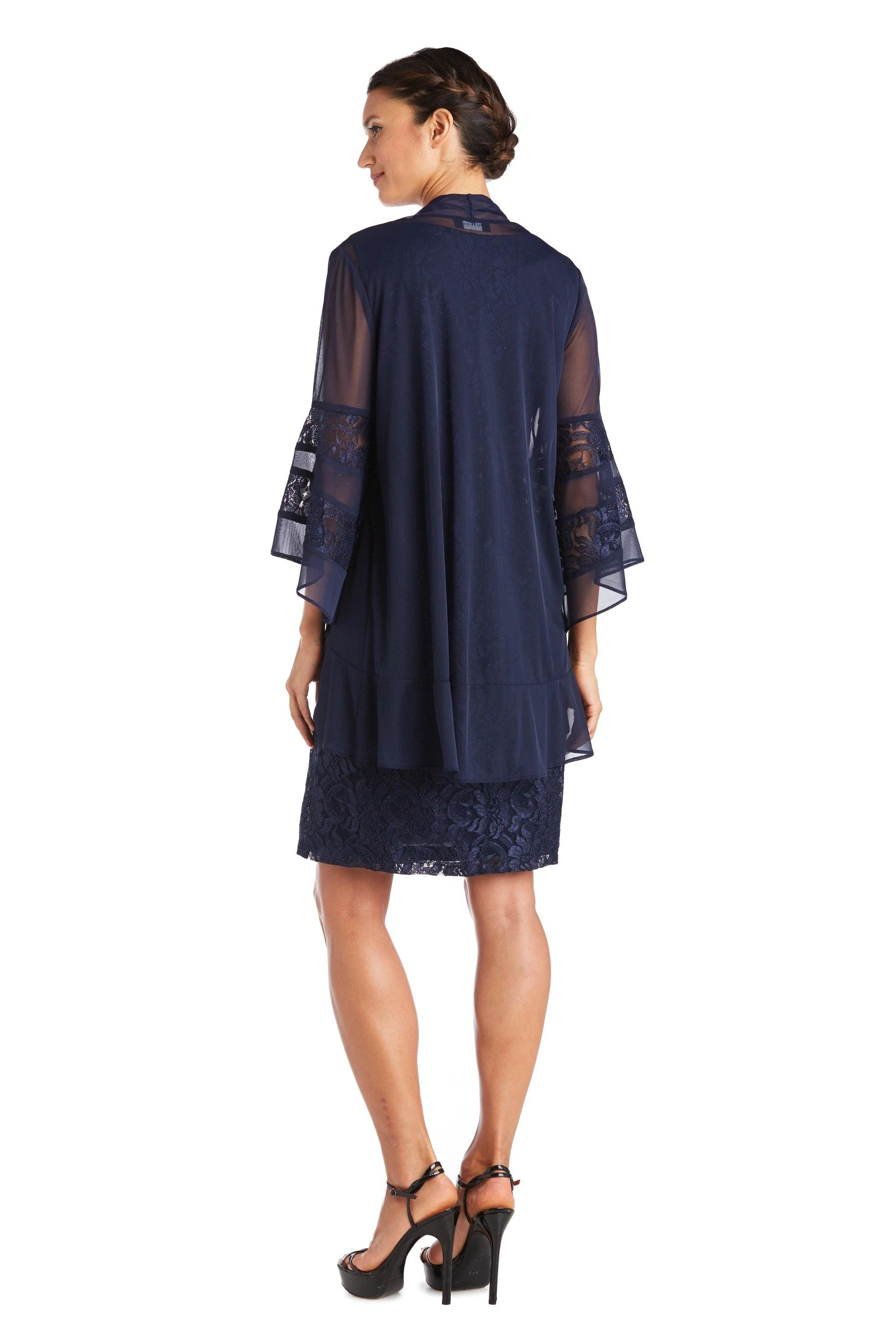 R&M Richards 2421 Chiffon Jacket Formal Dress