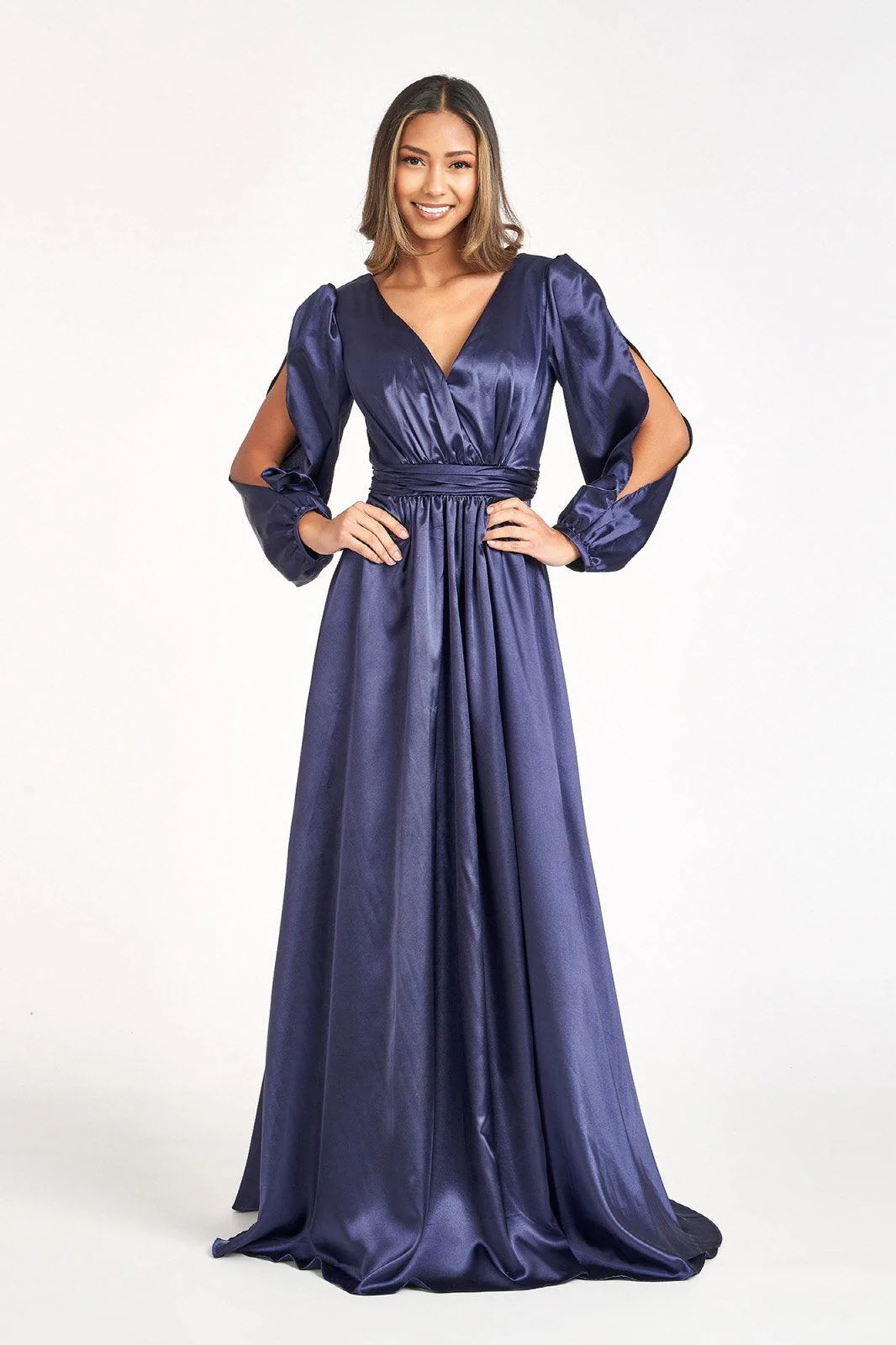 Long Sleeve Mother of the Bride Formal Dress