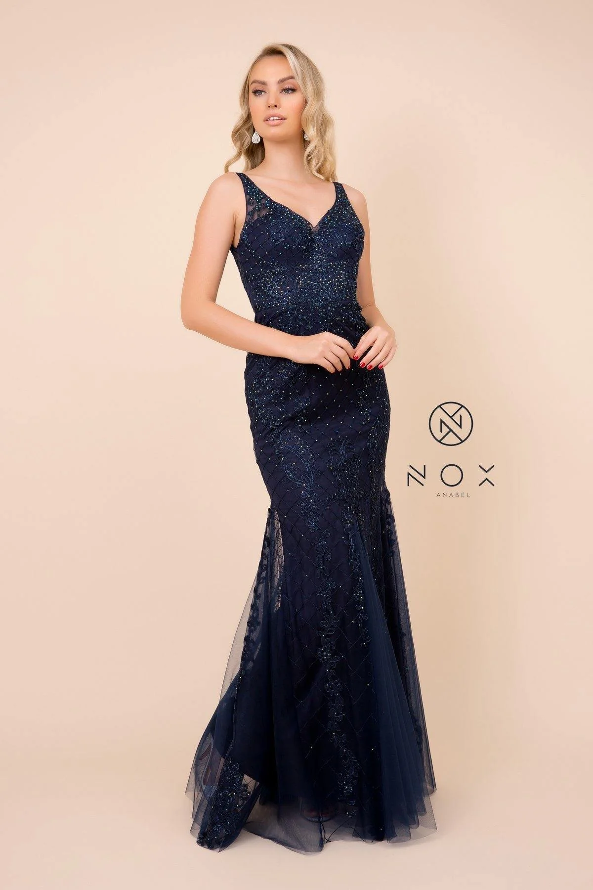 Long Formal Sleeveless Mermaid Prom Dress