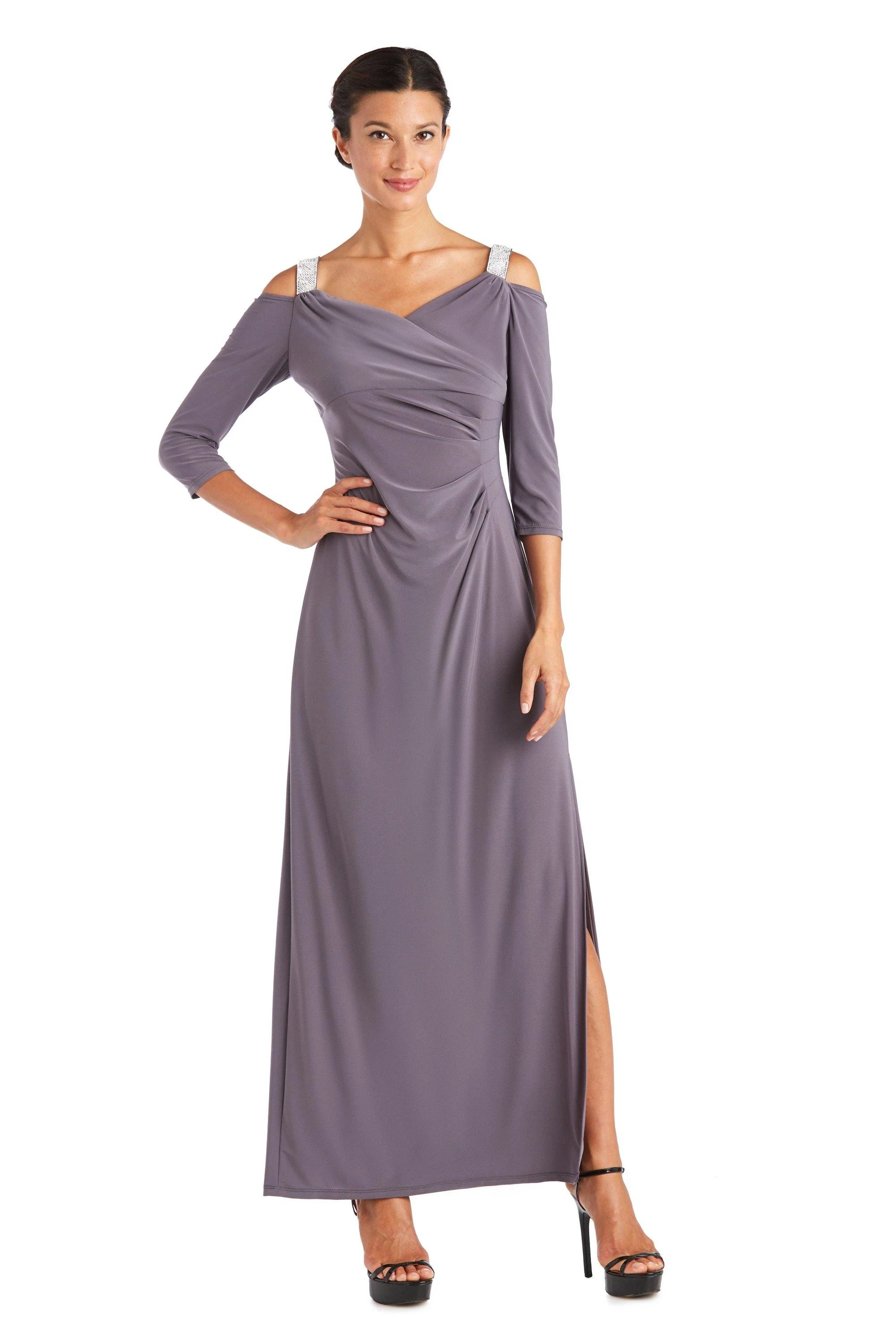 R&M Richards 5659 Long Formal Mother Of The Bride Dress