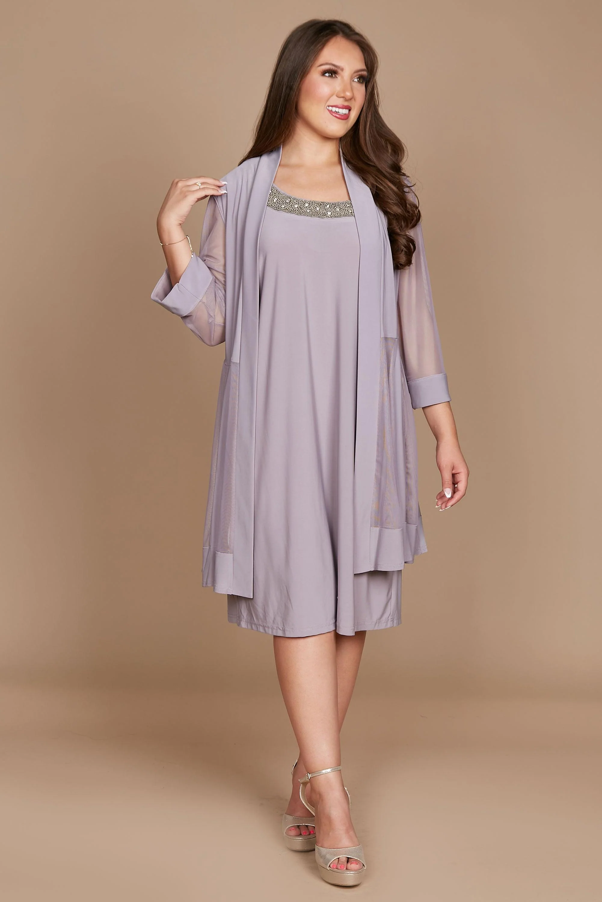 R&M Richards 8442 Short Mother Of The Bride Formal Dress