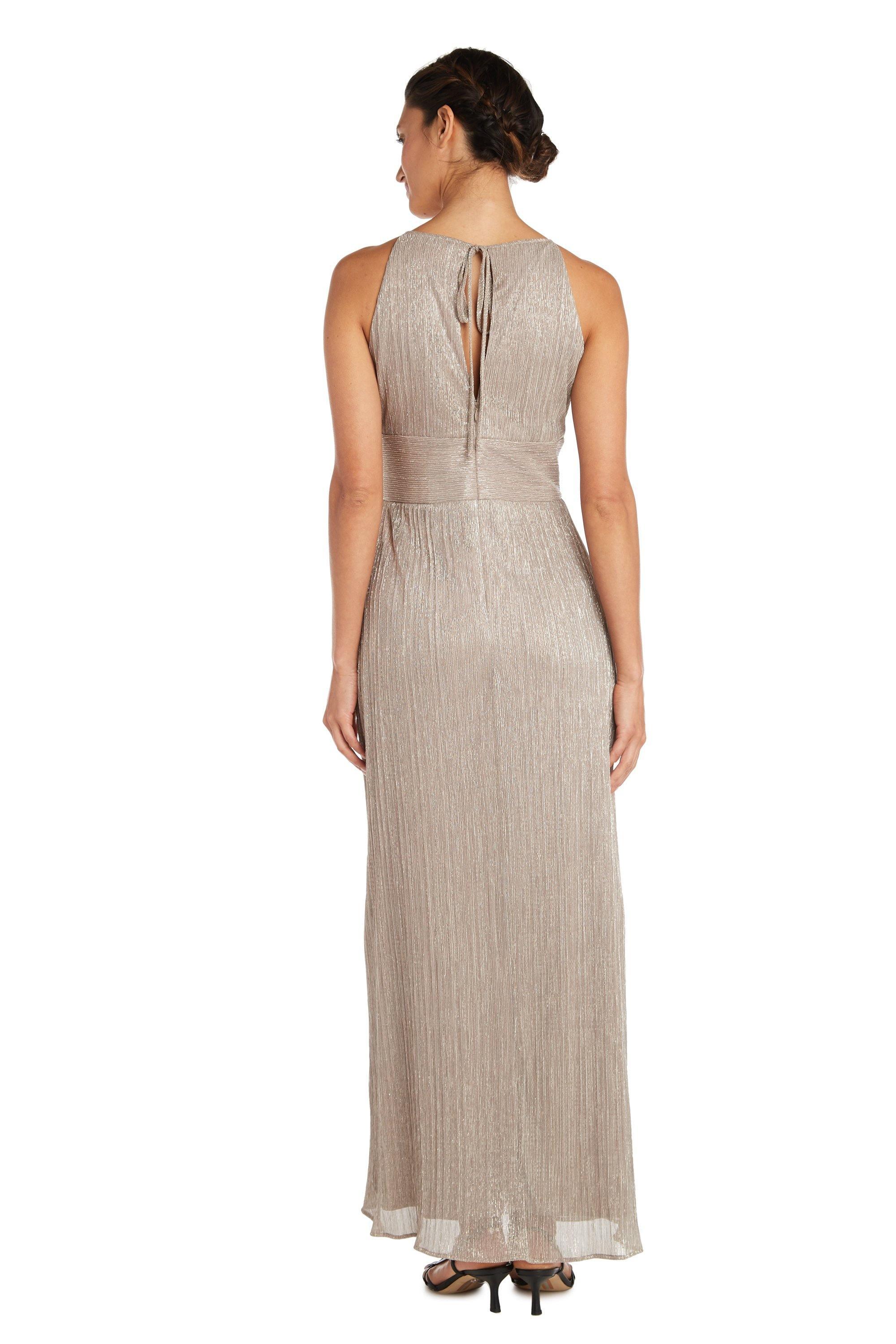 R&M Richards 9283 Long Formal Petite Metallic Gown Sale