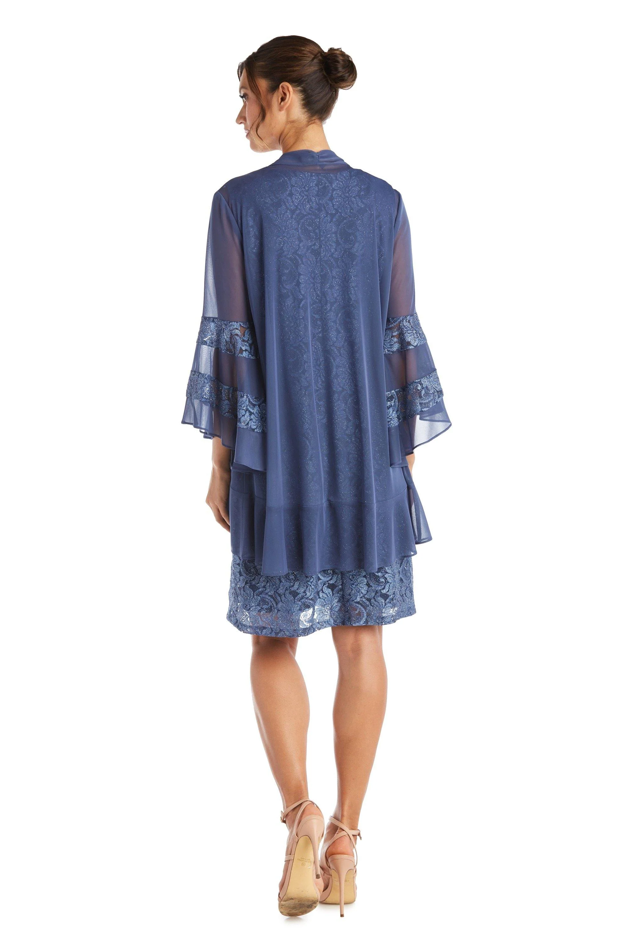 R&M Richards 2421 Chiffon Jacket Formal Dress