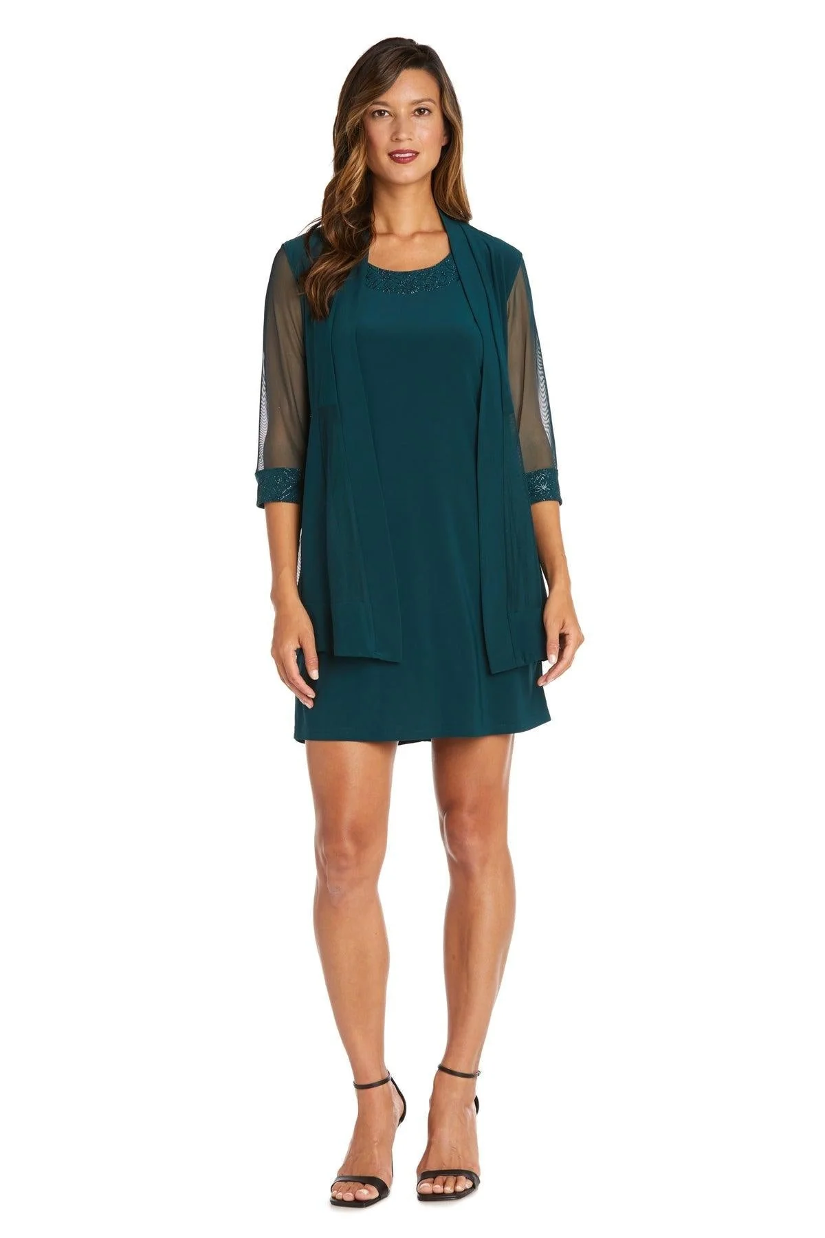 R&M Richards 8271P Short Formal Petite Jacket Dress