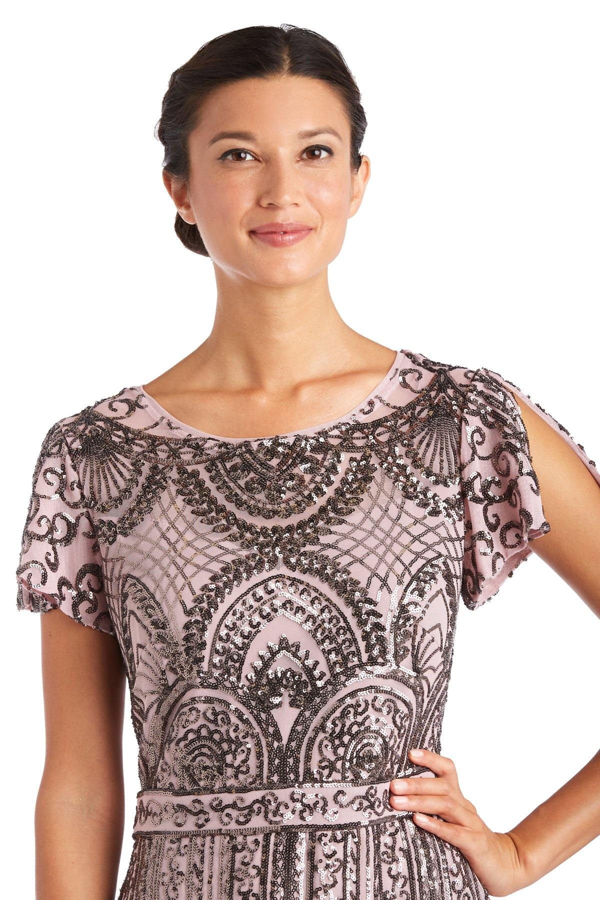 R&M Richards 7342 Short Mother Of The Bride Dress