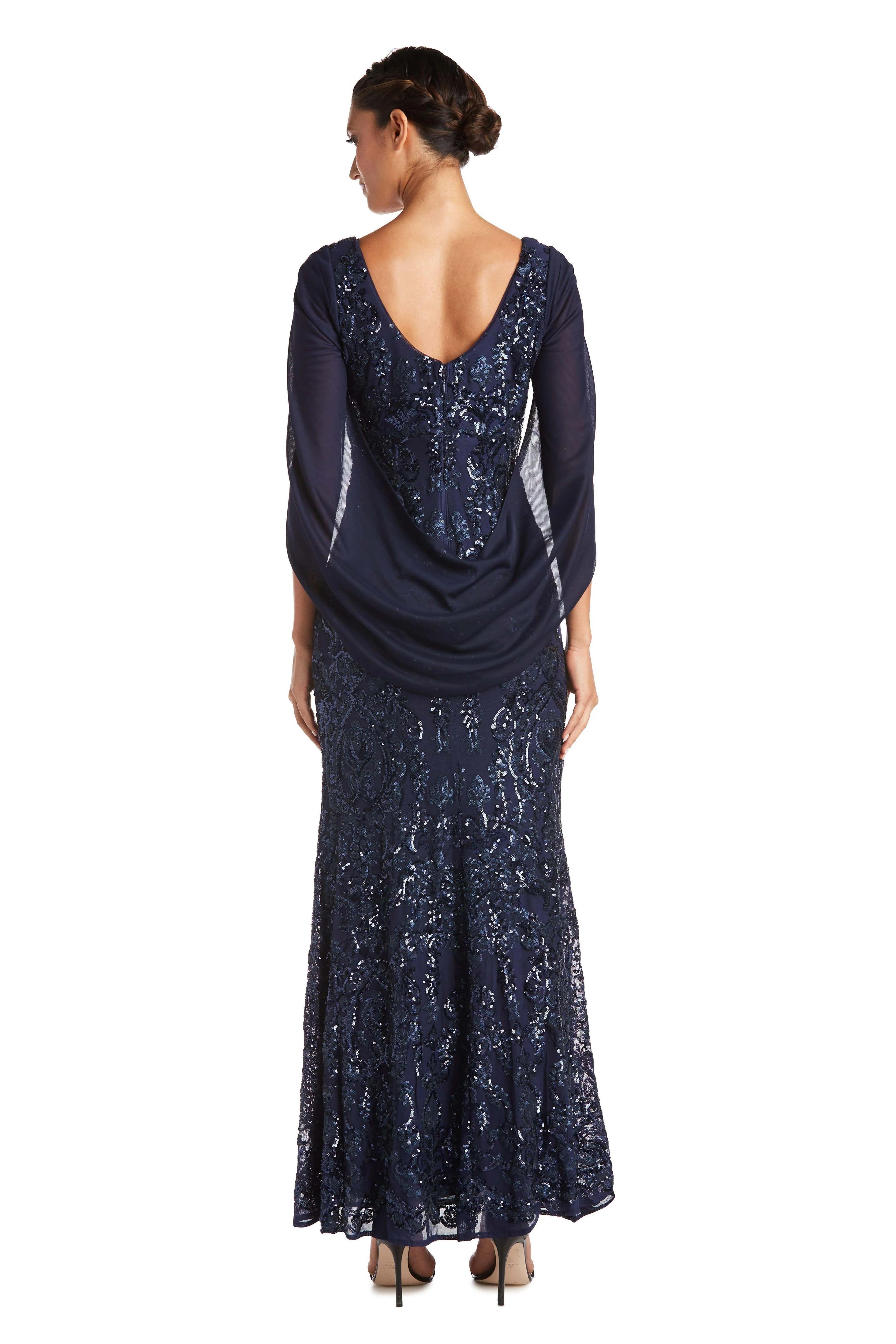 R&M Richards 5909 Long Mother Of The Bride Dress