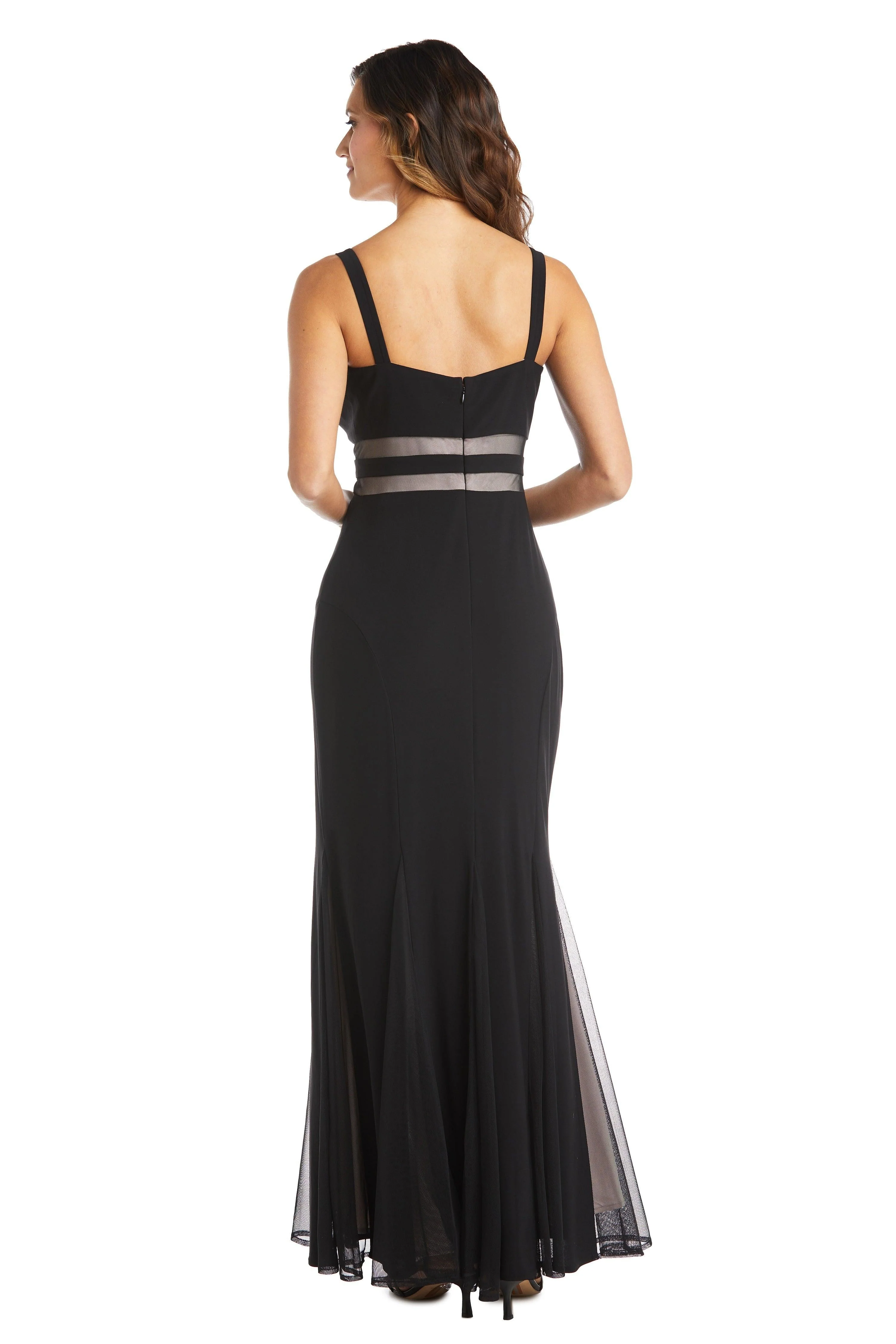 Nightway Long Formal Fitted Evening Dress 22033