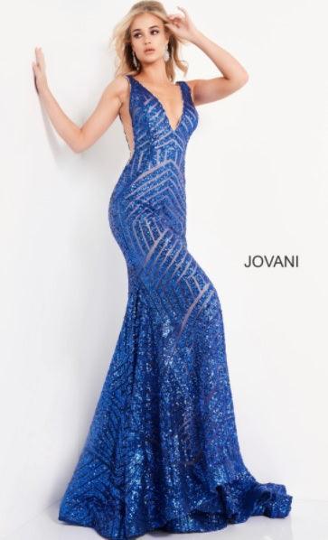 Jovani 59762 Sleeveless Long Fitted Formal Gown Sale
