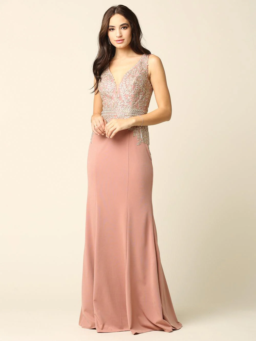 Mother of the Bride Long Formal Sleeveless Dress
