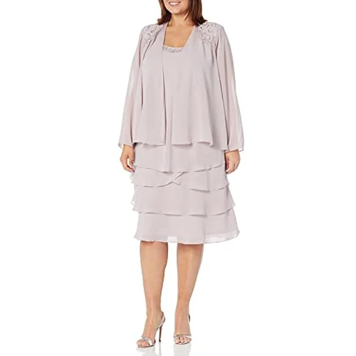 SL Fashions 622372 Short Mother of the Bride Dress