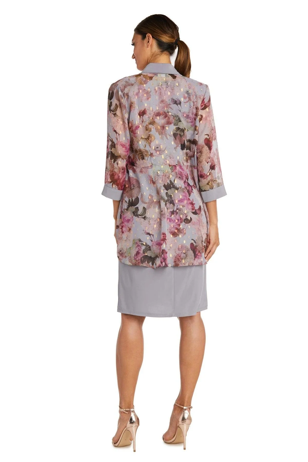 R&M Richards 7659W Mother Of The Bride Two Piece Printed Jacket Dress Sale