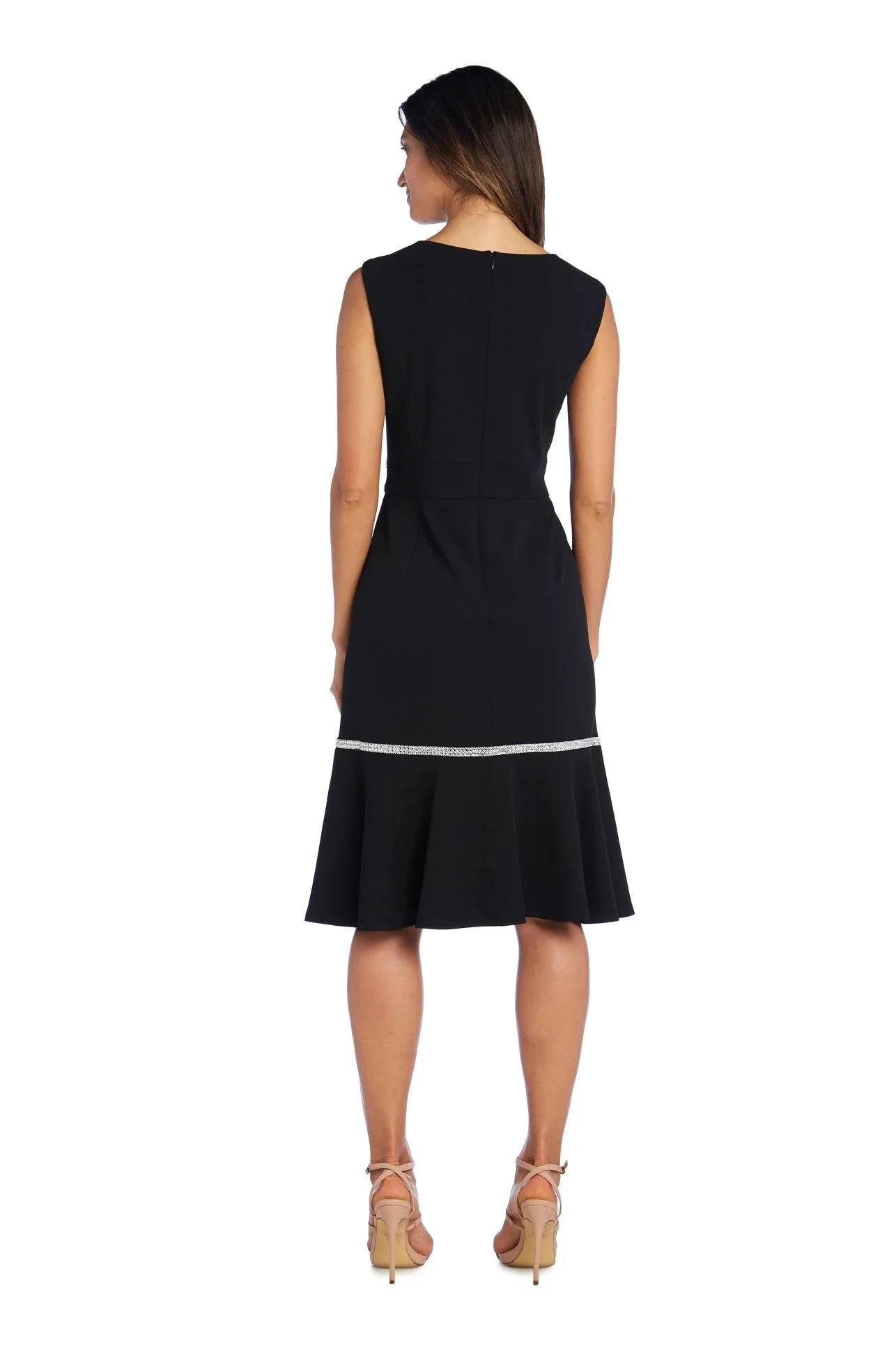 R&M Richards 5619 Formal Fishtail Sleeveless Short Dress