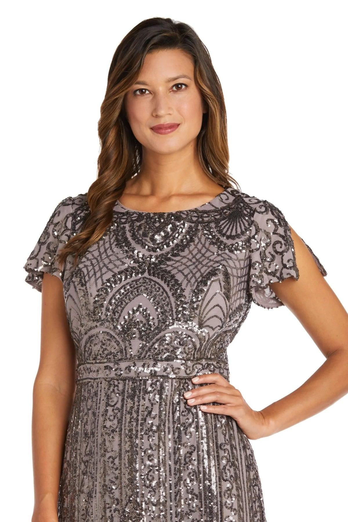 R&M Richards 7342 Short Mother Of The Bride Dress