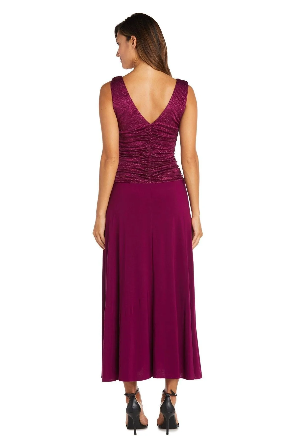 R&M Richards 3629P Long Formal Petite Maxi Dress