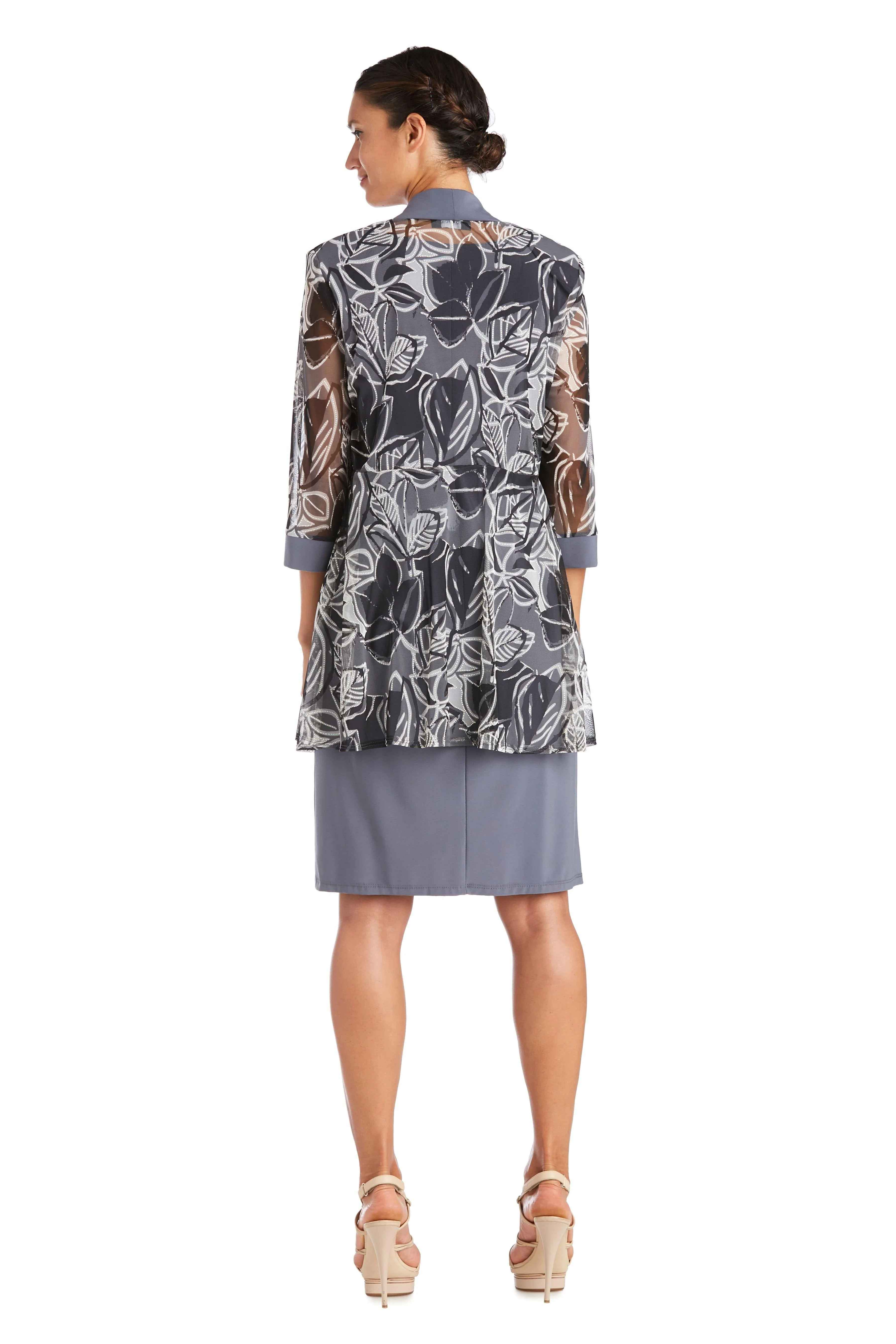 R&M Richards 7353 Short Mother Of Bride Jacket Dress
