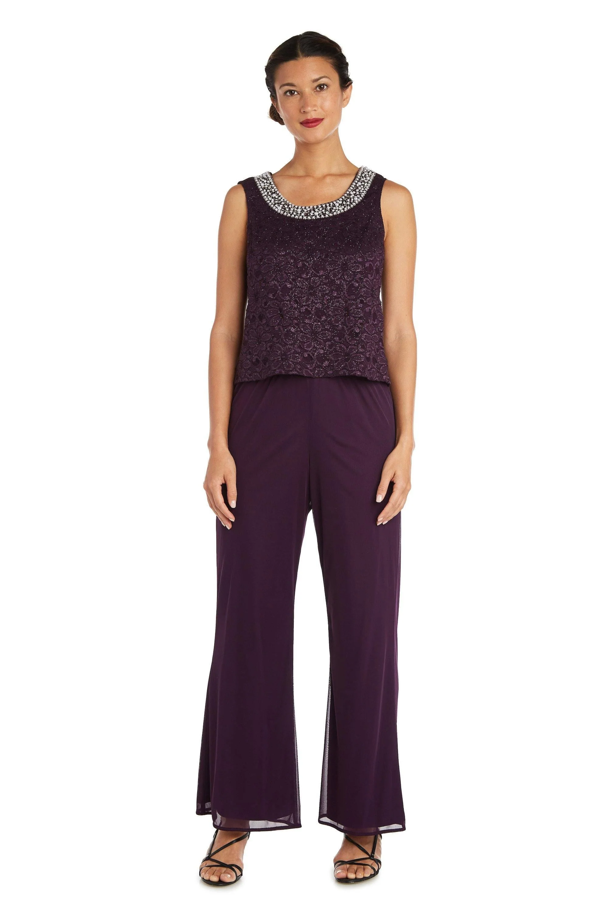 R&M Richards 5008P Petite Lace Pant Suit Sale