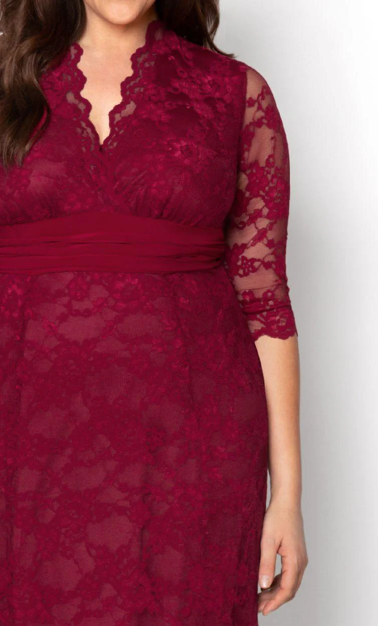 Kiyonna Screen Siren Lace Long Dress