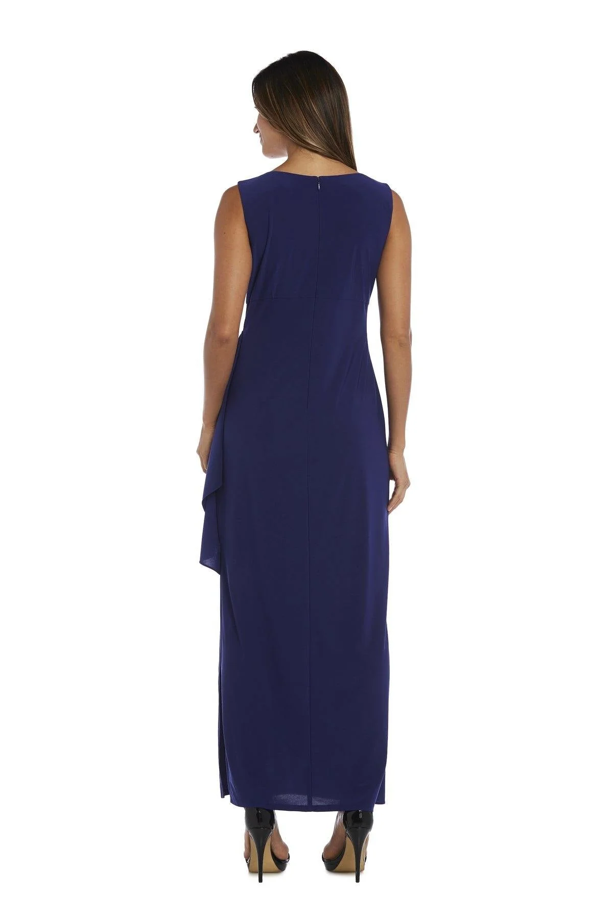 R&M Richards 3808 Evening Gown And Cropped Jacket Set