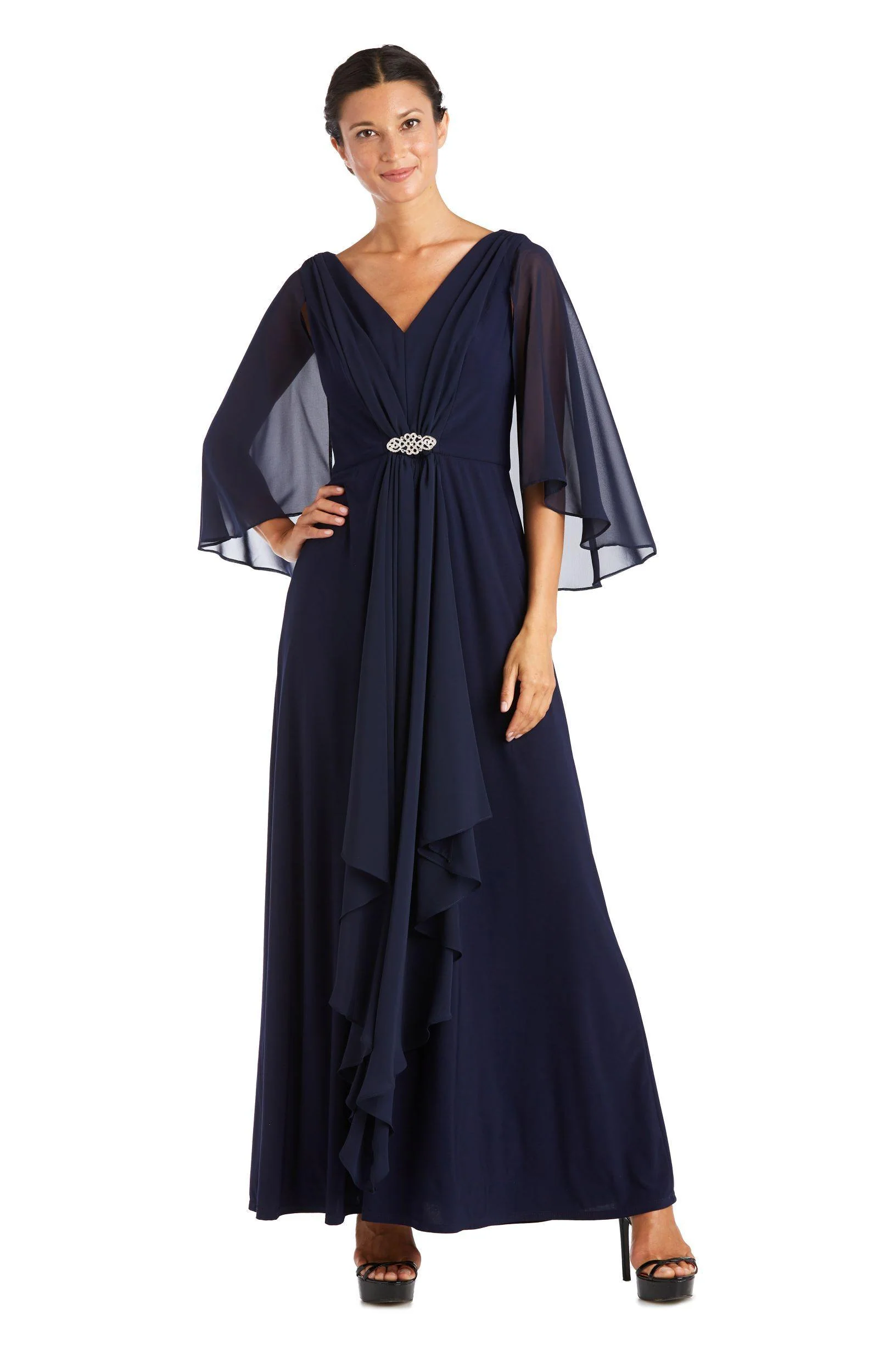 R&M Richards 7329 Long Mother Of The Bride Dress