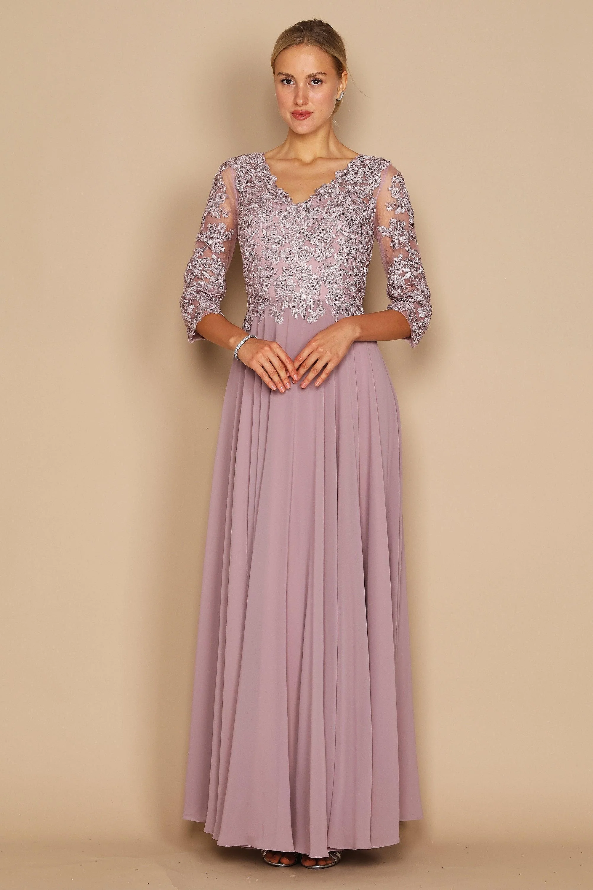 Dylan & Davids Long Formal Mother of the Bride Dress