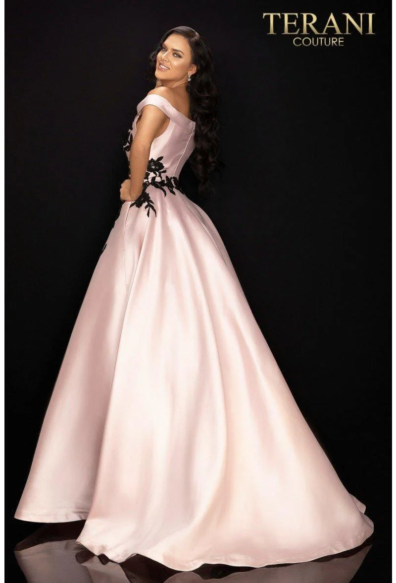 Terani Couture 2011P1229 Long Off Shoulder Prom Dress Sale
