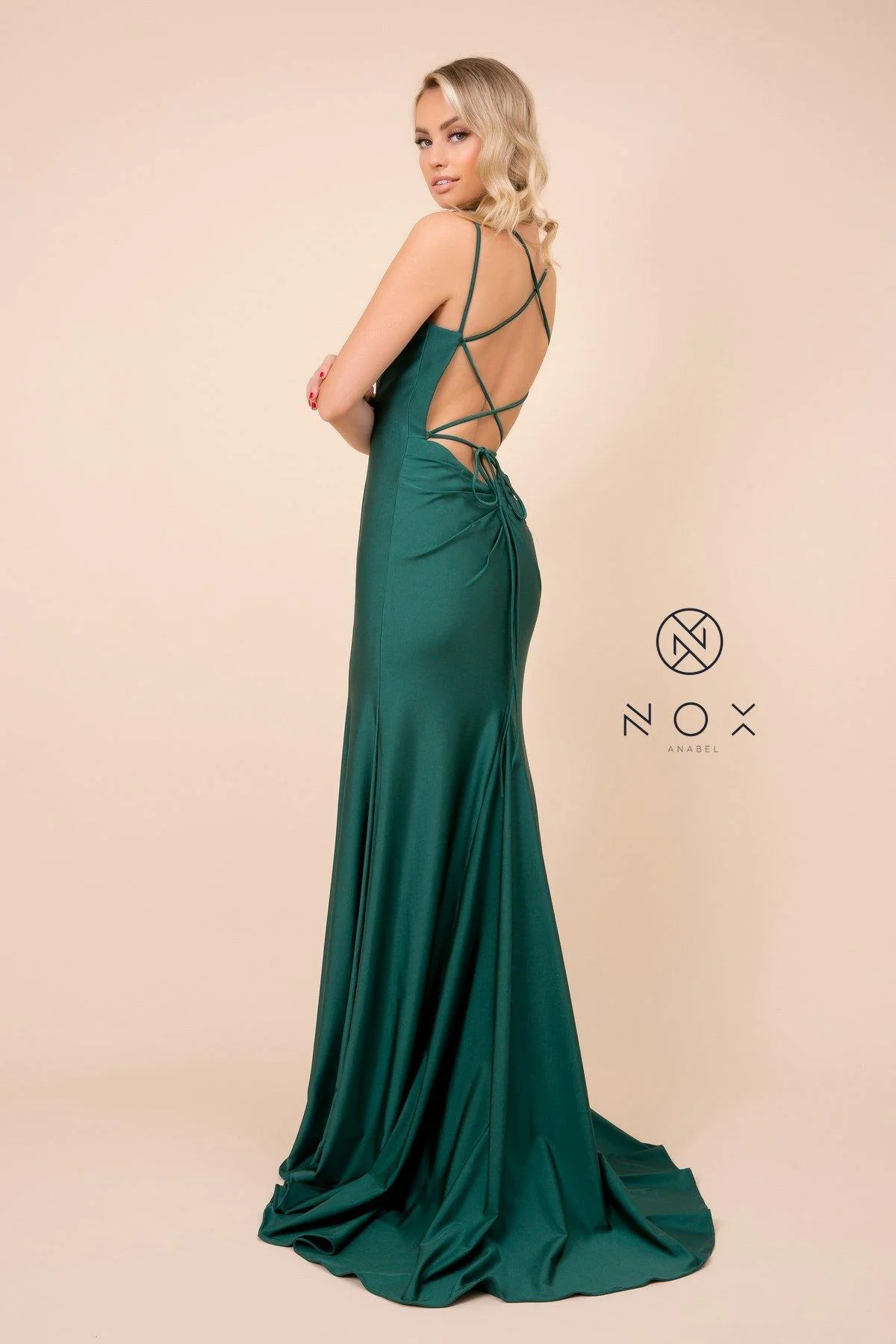 Long  Formal Prom Fitted Evening Dress