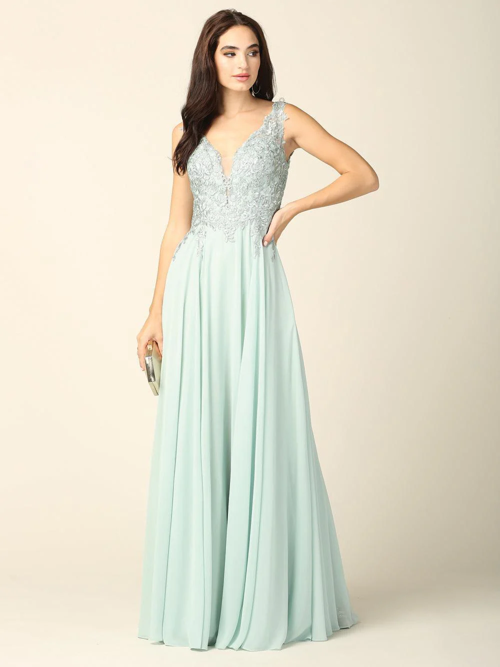 Long Sleeveless Formal Mother of the Bride Dress Sale