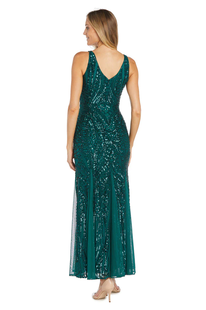 Nightway Long Formal Sequins Dress 21685