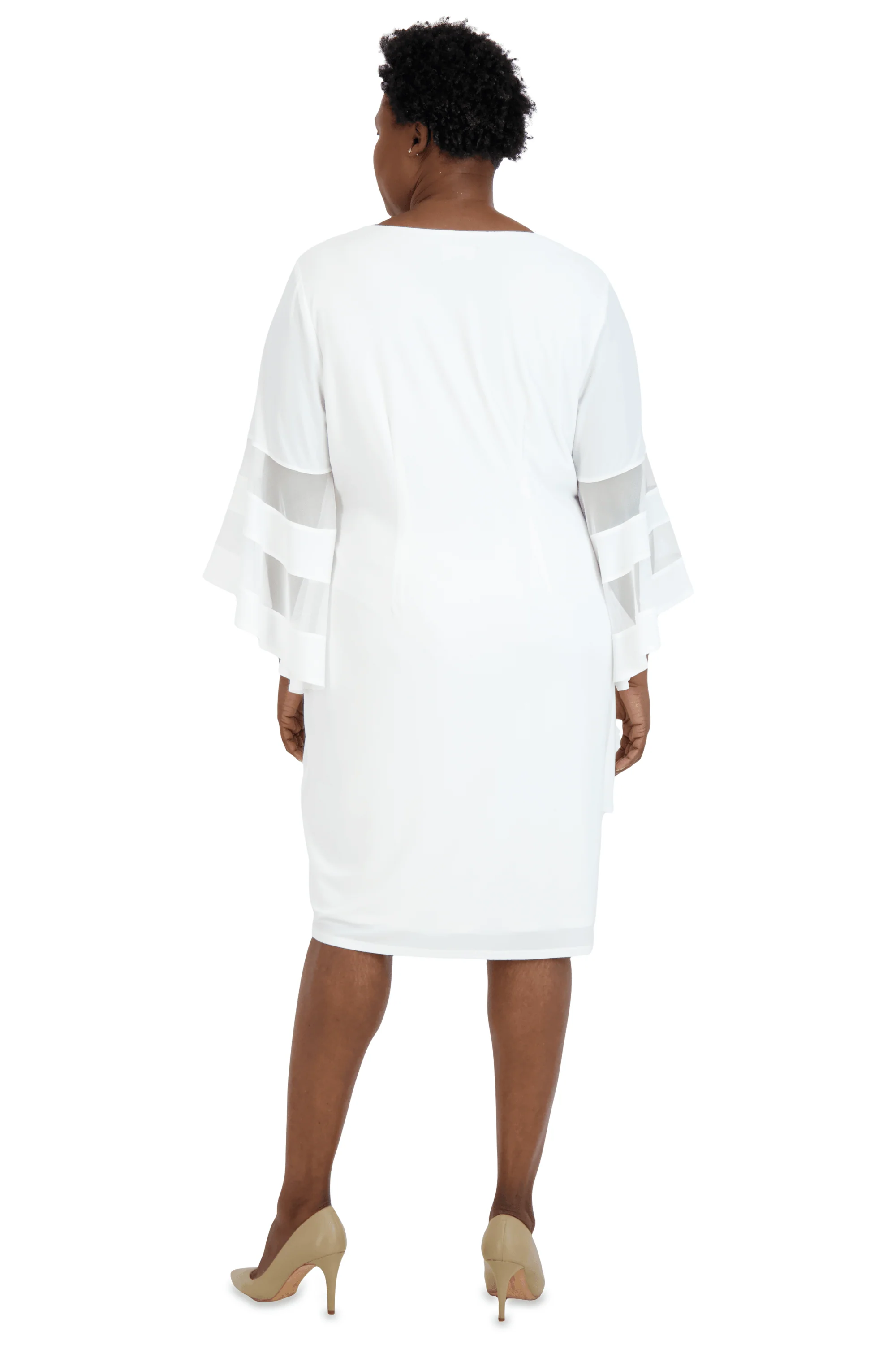 R&M Richards 3561W Short Mother Of The Bride Dress