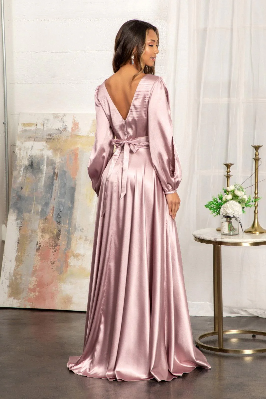 Long Sleeve Mother of the Bride Formal Dress