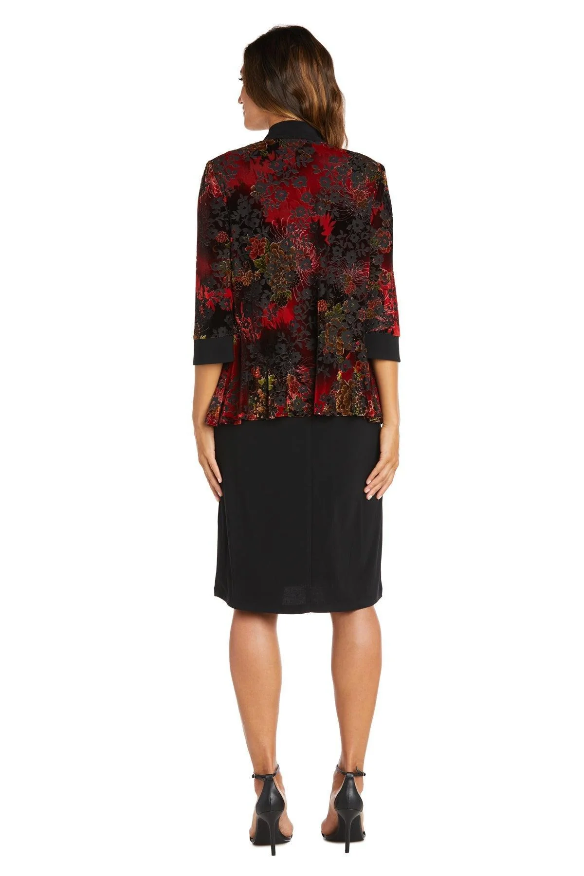 R&M Richards 7679 Short Piece Velvet Jacket Dress Sale
