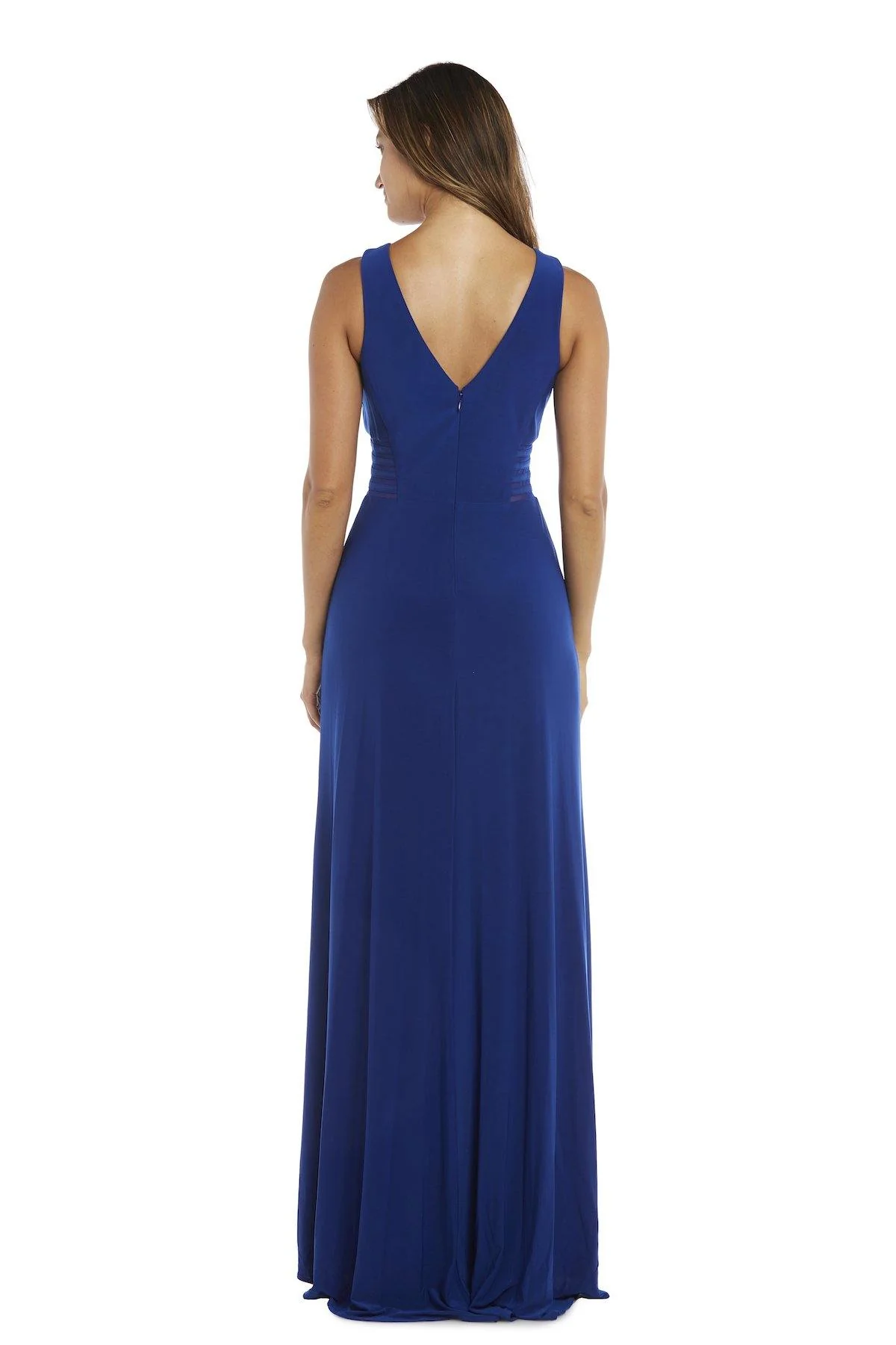 Morgan & Co 12173 Long Glitter Lace Formal Dress