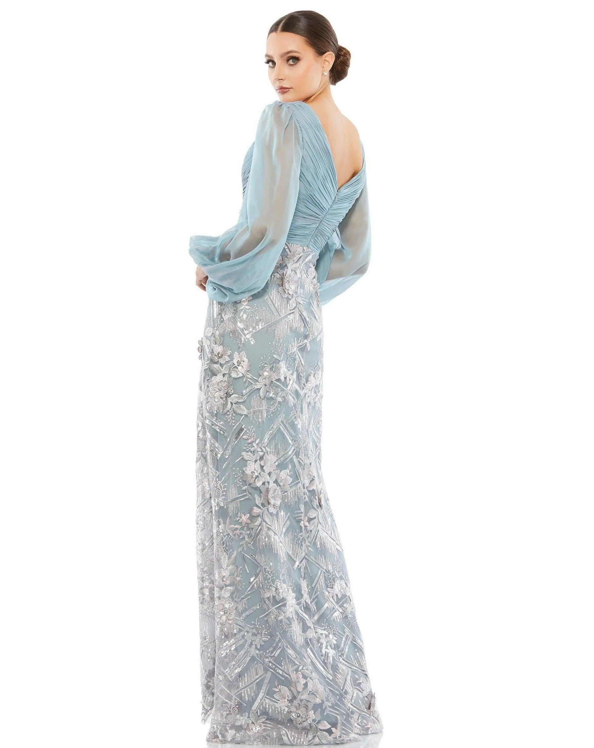 Morgan & Co 67886 Long Sleeve Formal Prom Dress Sale