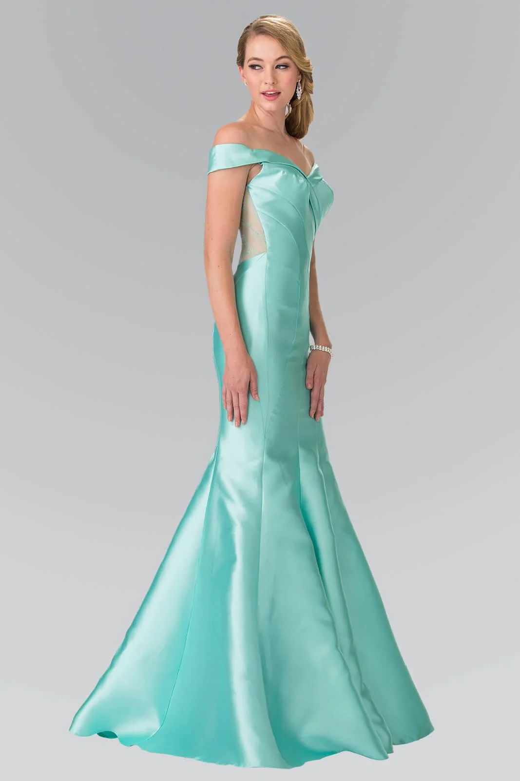 Mermaid Long Off Shoulder Prom Dress Sale