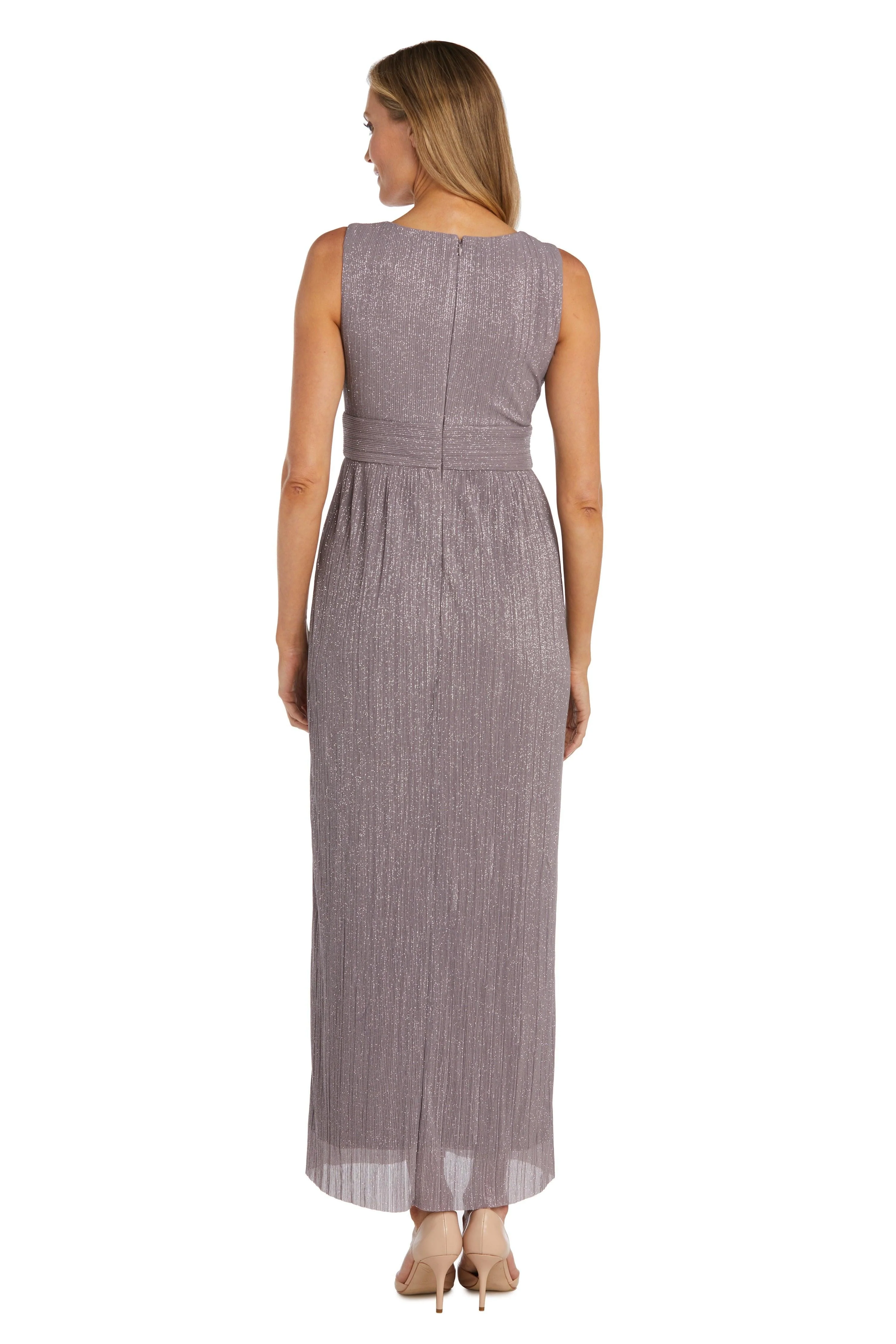 R&M Richards 2475P Long Formal Petite Jacket Dress