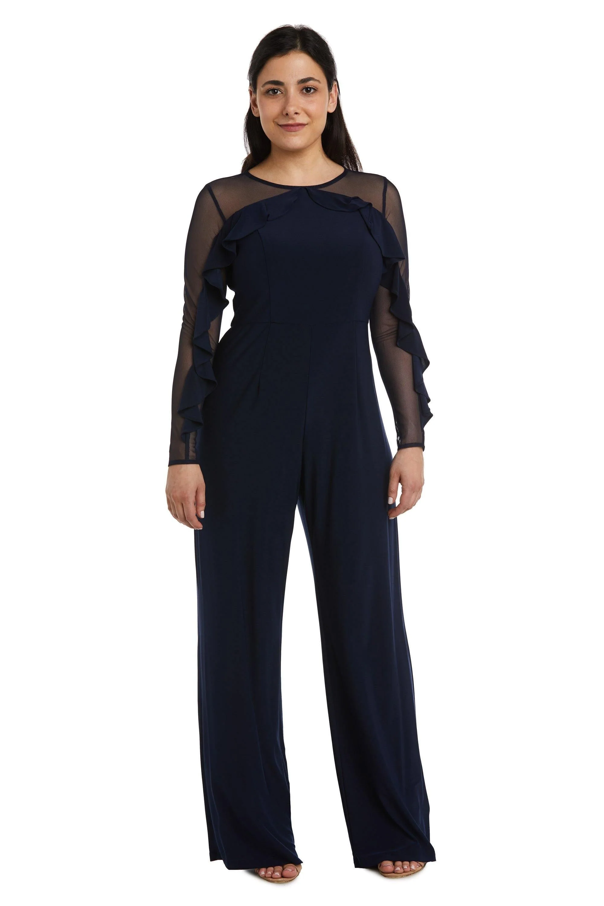 R&M Richards 2308P Long Sleeve Petite Jumpsuit Sale
