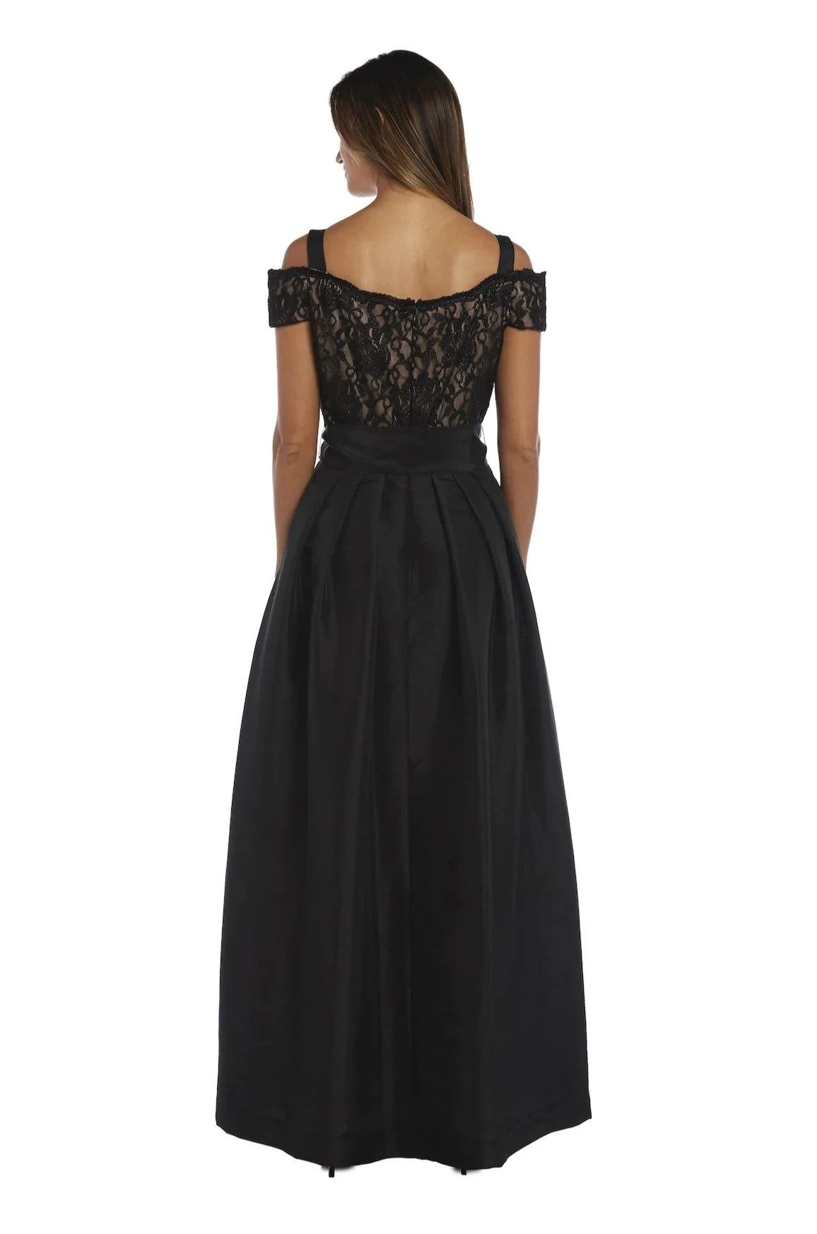 R&M Richards 2056 Evening Long Formal Lace Top Dress